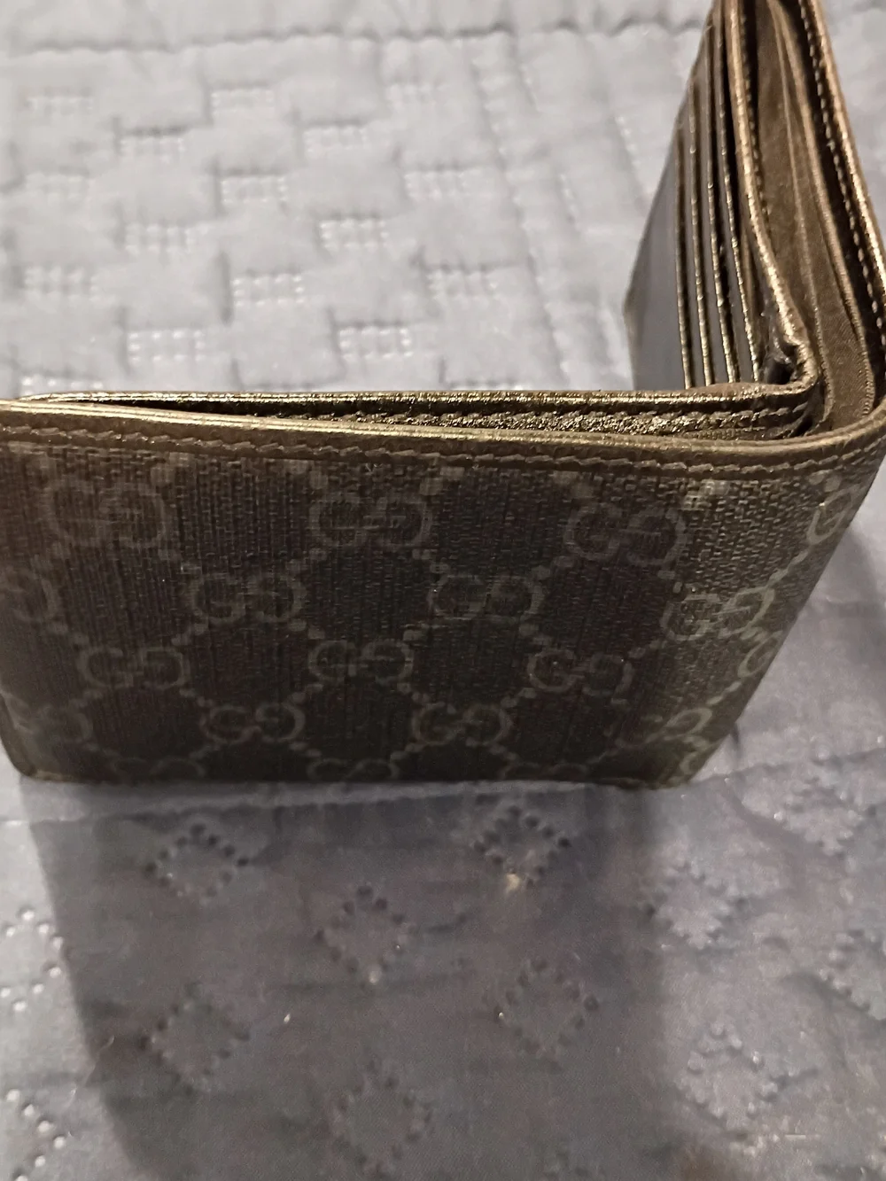 Gucci Black GG Logo Bifold Wallet